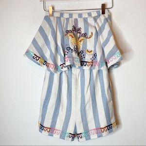 THML Anthropologie Womens 100% Cotton Romper Size XS